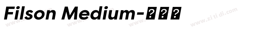Filson Medium字体转换